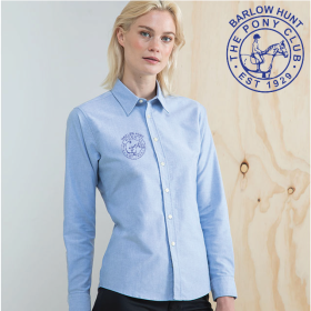 (image for) Delux Oxford Shirt, Ladies Long Sleeve (HB511)