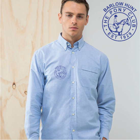 (image for) Delux Oxford Shirt, Mens Long Sleeve (HB510)