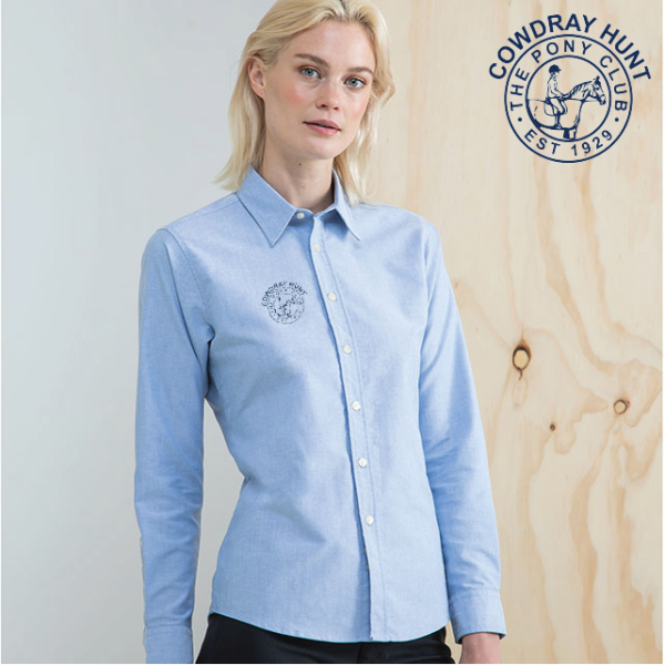 (image for) Delux Oxford Shirt, Ladies Long Sleeve (HB511)