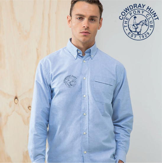 (image for) Delux Oxford Shirt, Mens Long Sleeve (HB510)