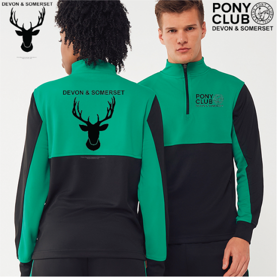 (image for) PC Adult Unisex 1/4 Zip Tracksuit Top