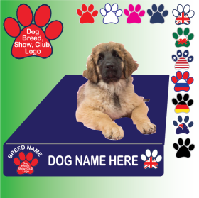 Dog Logo Bench Rug (image for) Dog Logo Bench Rug