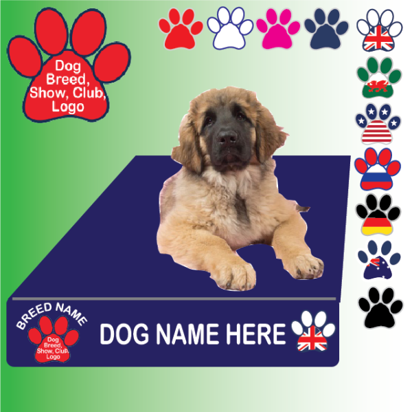(image for) Dog Logo Bench Rug