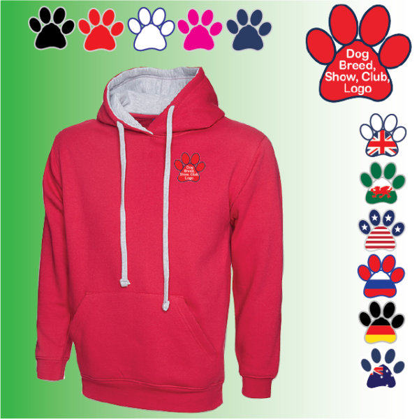 (image for) Unisex Contrast Hoody (UC507)