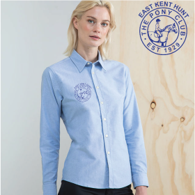 (image for) Delux Oxford Shirt, Ladies Long Sleeve (HB511)