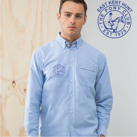 (image for) Delux Oxford Shirt, Mens Long Sleeve (HB510)