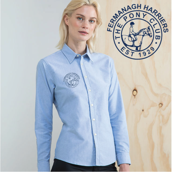 (image for) Delux Oxford Shirt, Ladies Long Sleeve (HB511)