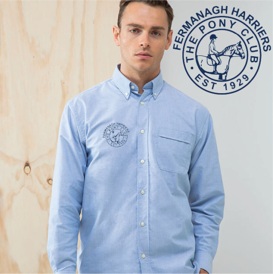 (image for) Delux Oxford Shirt, Mens Long Sleeve (HB510)