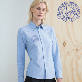 (image for) Delux Oxford Shirt, Ladies Long Sleeve (HB511)