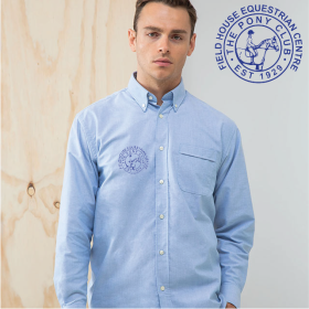 (image for) Delux Oxford Shirt, Mens Long Sleeve (HB510)