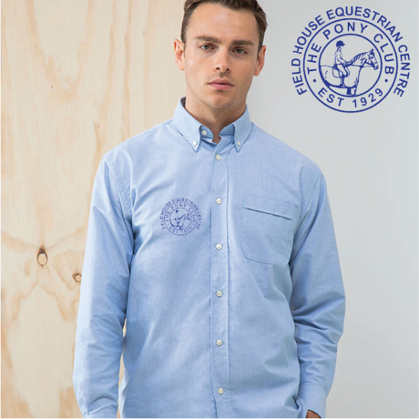 (image for) Delux Oxford Shirt, Mens Long Sleeve (HB510)
