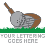 (image for) Golf Ball and Club Logo
