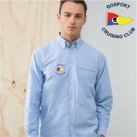 (image for) Delux Oxford Shirt, Mens Long Sleeve (HB510)
