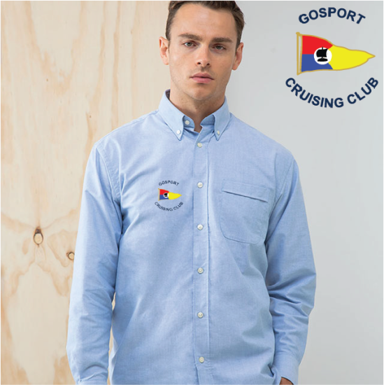 (image for) Delux Oxford Shirt, Mens Long Sleeve (HB510)