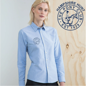 (image for) Delux Oxford Shirt, Ladies Long Sleeve (HB511)