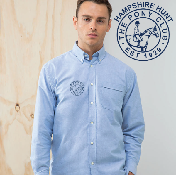 (image for) Delux Oxford Shirt, Mens Long Sleeve (HB510)