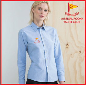 (image for) Delux Oxford Shirt, Ladies Long Sleeve (HB511)