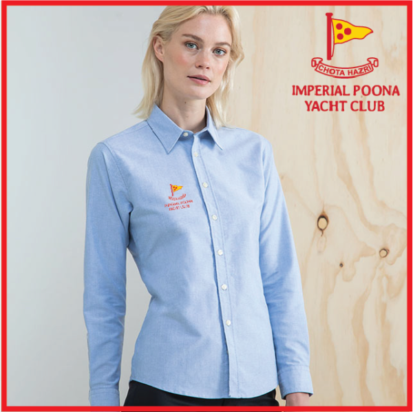 (image for) Delux Oxford Shirt, Ladies Long Sleeve (HB511)