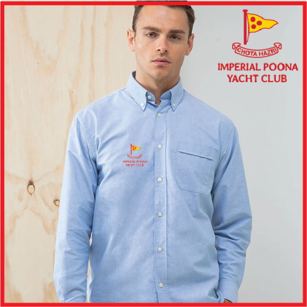 (image for) Delux Oxford Shirt, Mens Long Sleeve (HB510)