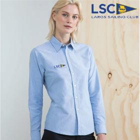(image for) Delux Oxford Shirt, Ladies Long Sleeve (HB511)