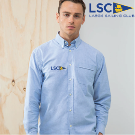 (image for) Delux Oxford Shirt, Mens Long Sleeve (HB510)