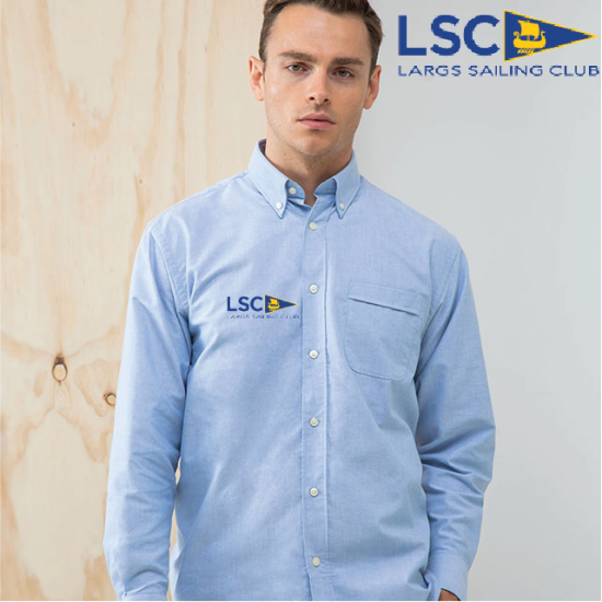 (image for) Delux Oxford Shirt, Mens Long Sleeve (HB510)