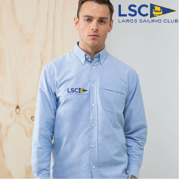 (image for) Delux Oxford Shirt, Mens Long Sleeve (HB510)