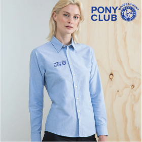 (image for) Delux Oxford Shirt, Ladies Long Sleeve (HB511)