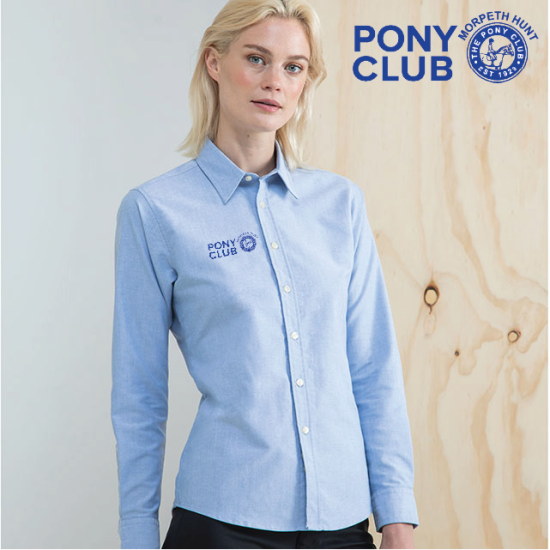 (image for) Delux Oxford Shirt, Ladies Long Sleeve (HB511)