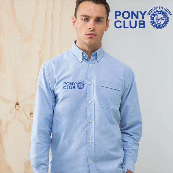(image for) Delux Oxford Shirt, Mens Long Sleeve (HB510)