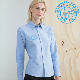 (image for) Delux Oxford Shirt, Ladies Long Sleeve (HB511)