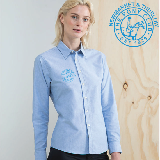 (image for) Delux Oxford Shirt, Ladies Long Sleeve (HB511)