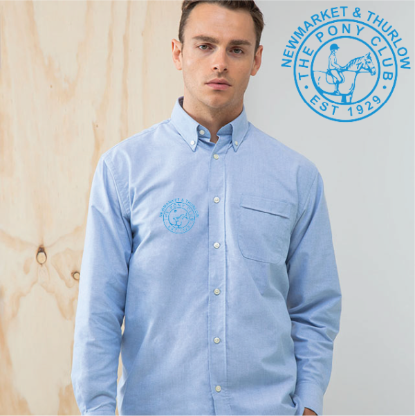 (image for) Delux Oxford Shirt, Mens Long Sleeve (HB510)