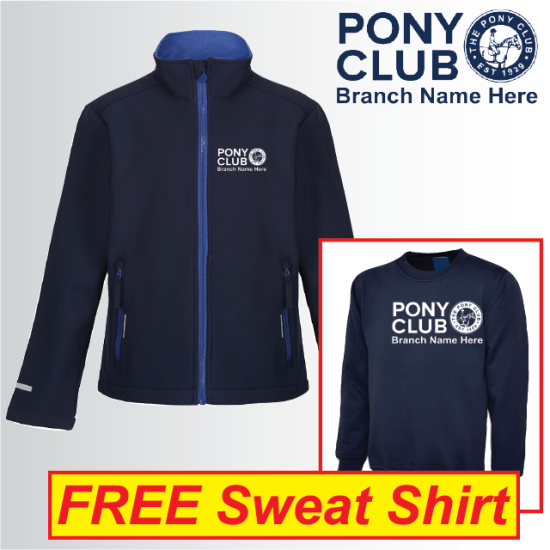 (image for) PC 2ply Child Softshell Jacket with FREE Sweat Shirt (RG330)