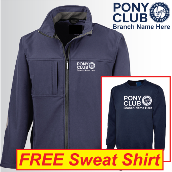 (image for) PC Mens 3ply Softshell Jacket with FREE Sweat Shirt (R121A)