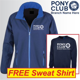 (image for) PC 2ply Ladies Softshell Jacket with FREE Sweat Shirt (R231F)