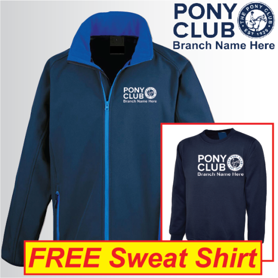 (image for) PC 2ply Mens Softshell Jacket with FREE Sweat Shirt (R231M)