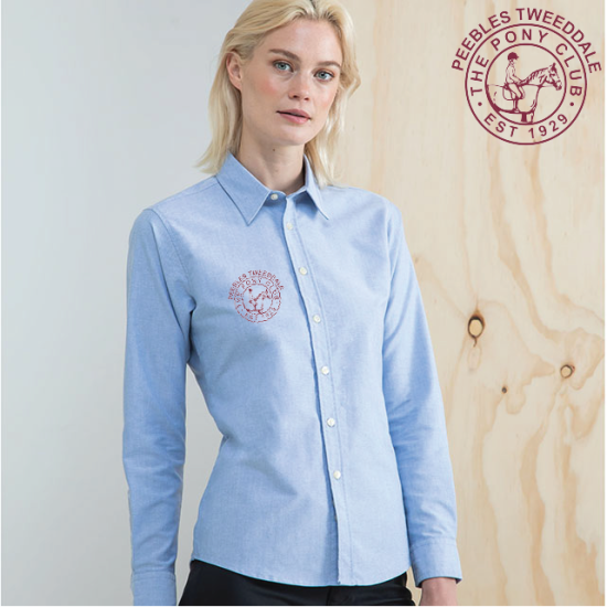 (image for) Delux Oxford Shirt, Ladies Long Sleeve (HB511)