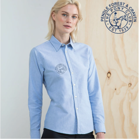 (image for) Delux Oxford Shirt, Ladies Long Sleeve (HB511)