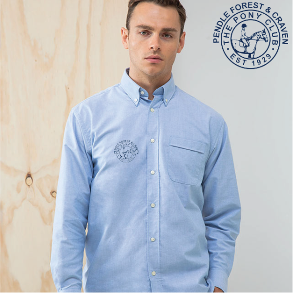 (image for) Delux Oxford Shirt, Mens Long Sleeve (HB510)