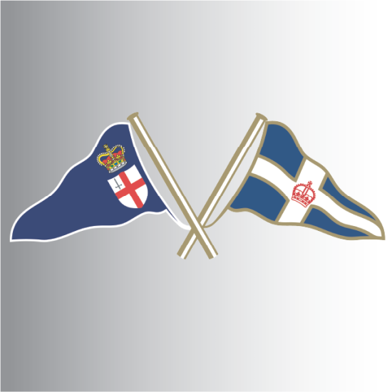 (image for) RLYC-RTYC Crossed Burgees