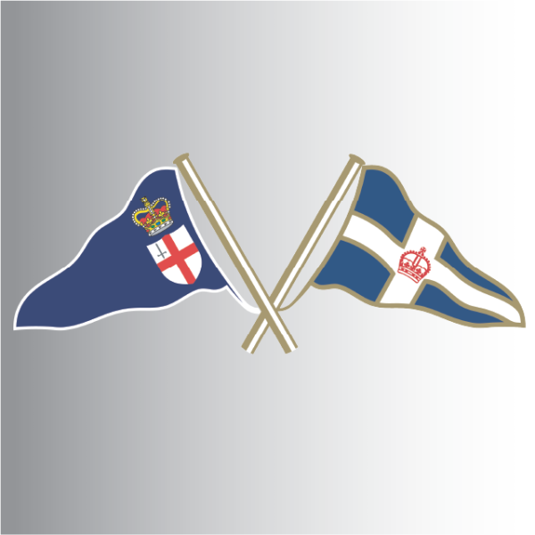(image for) RLYC-RTYC Crossed Burgees