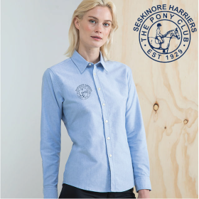 (image for) Delux Oxford Shirt, Ladies Long Sleeve (HB511)