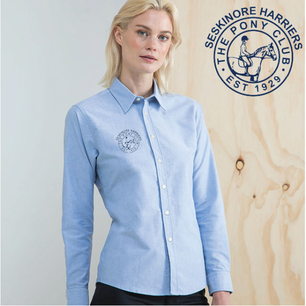 (image for) Delux Oxford Shirt, Ladies Long Sleeve (HB511)