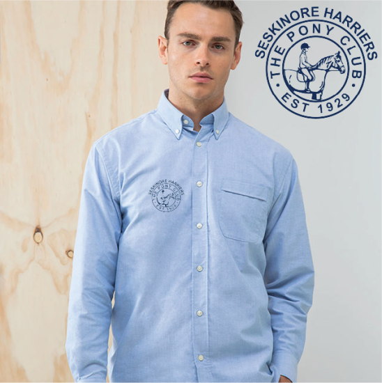 (image for) Delux Oxford Shirt, Mens Long Sleeve (HB510)