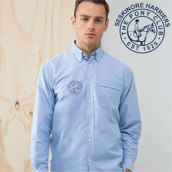 (image for) Delux Oxford Shirt, Mens Long Sleeve (HB510)