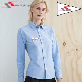 (image for) Delux Oxford Shirt, Ladies Long Sleeve (HB511)