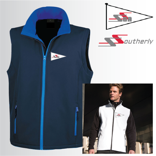 (image for) Mens Softshell Gilet 2ply (R232M)
