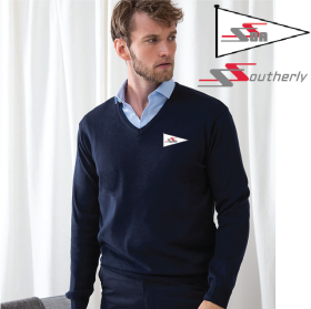 (image for) Mens 12 Gauge V-neck Jumper (HB720)