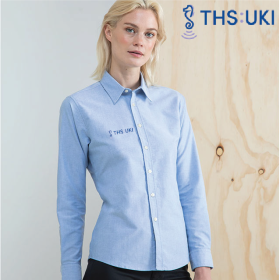 (image for) Delux Oxford Shirt, Ladies Long Sleeve (HB511)
